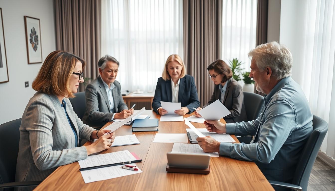 Property settlement documents and transfer review